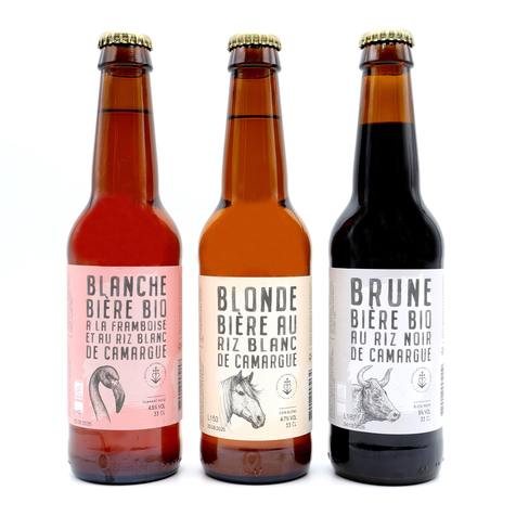 Bière artisanale et bio au riz de Camargue - Domaine de Montcalm - Au 429 idées - Nîmes