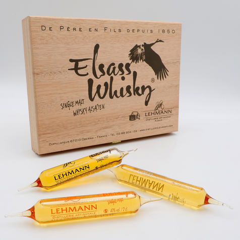 Coffret ampoules  elsass whisky