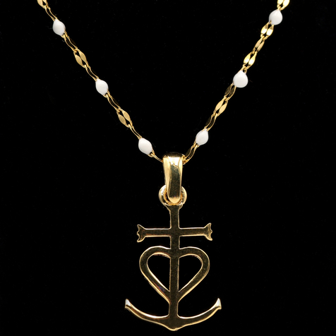 Collier croix  Camarguaise - Bijoux - Au 429 idées - Codognan 