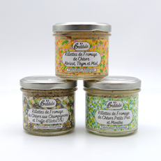 Rillettes de fromage de chèvre Badibule - Nîmes- Au 429 idées Codognan