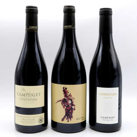 Sélection vins rouges Château de Campuget terroir Gardois - Nîmes - Au 429 idées Codognan
