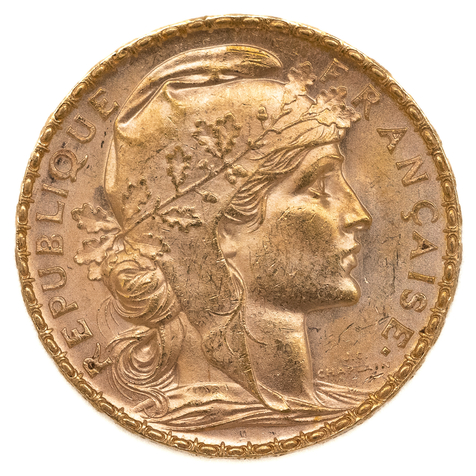 20 FRANCS MARIANE COQ - CAP OR NUMISMATIQUE Nimes