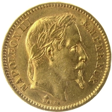 20 FRANCS NAPOLEON - CAP OR NUMISMATIQUE Nimes