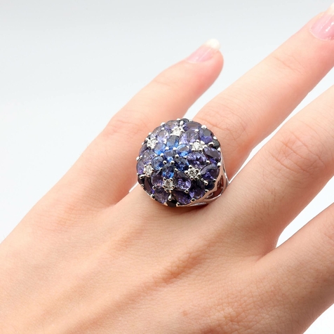 Bague Saphirs Nîmes bijouterie Thomas Nîmes 