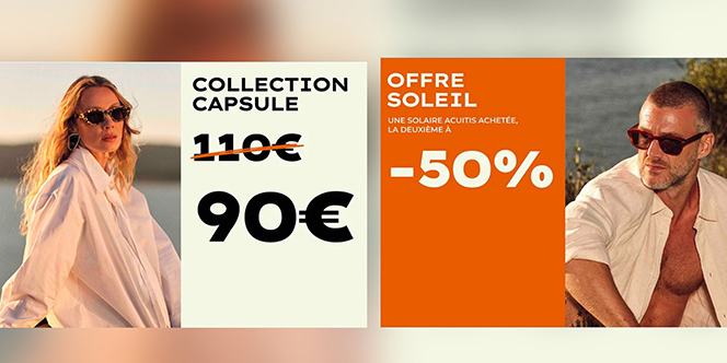 Maison Acuitis Nîmes opticien • promo sur les lunettes solaires