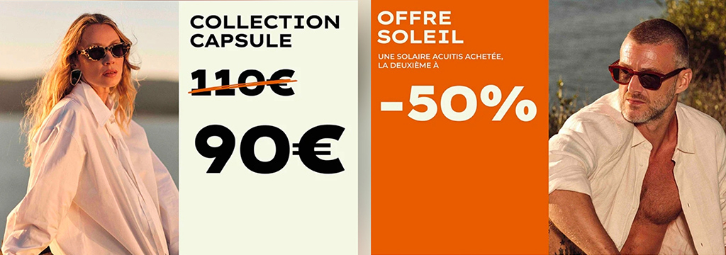 Maison Acuitis Nîmes opticien • promo sur les lunettes solaires